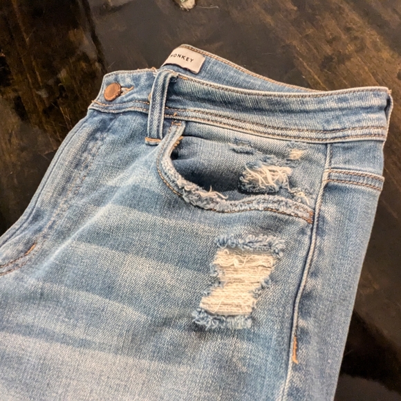 Flying Monkey Jeans size 29 ankle distressed - Picture 5 of 7